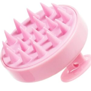 Silicone scalp massage shampoo brush